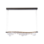 Hubbardton Forge 139980 Riverbed 1-lt 50" LED Pendant - Oil Rubbed Bronze