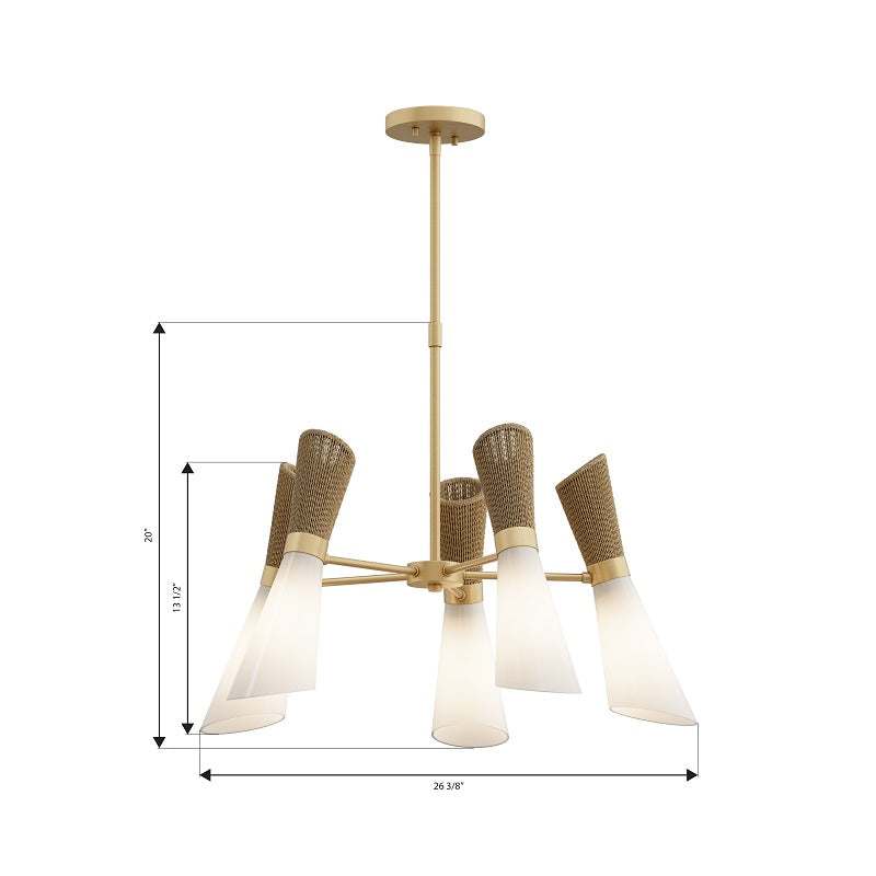Minka Lavery 14265 Vantrel 5-lt 26" Chandelier