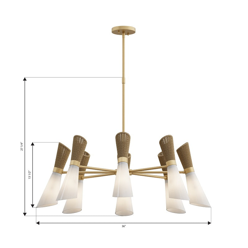 Minka Lavery 14266 Vantrel 8-lt 36" Chandelier