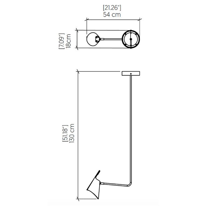 Accord 1445 Balance 1-lt 7" LED Pendant