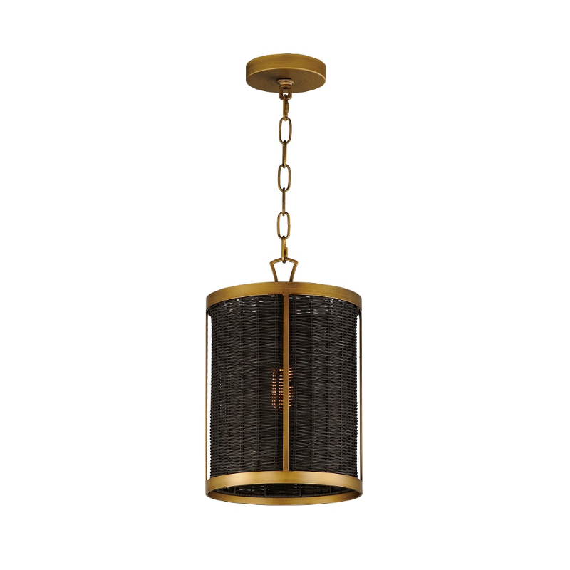 Maxim 14461 Rattan 1-lt 10" Pendant