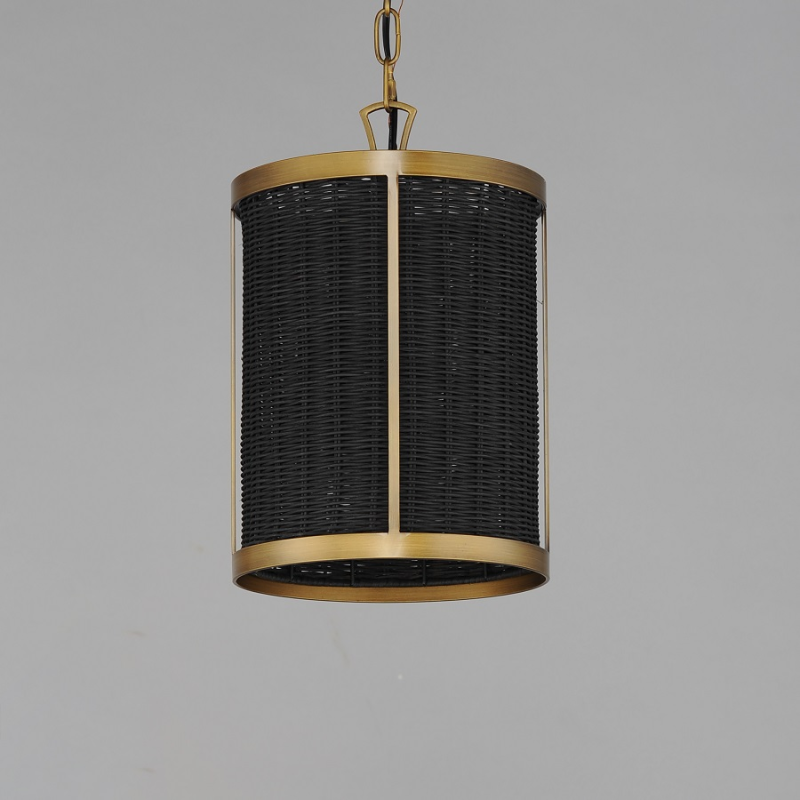 Maxim 14461 Rattan 1-lt 10" Pendant