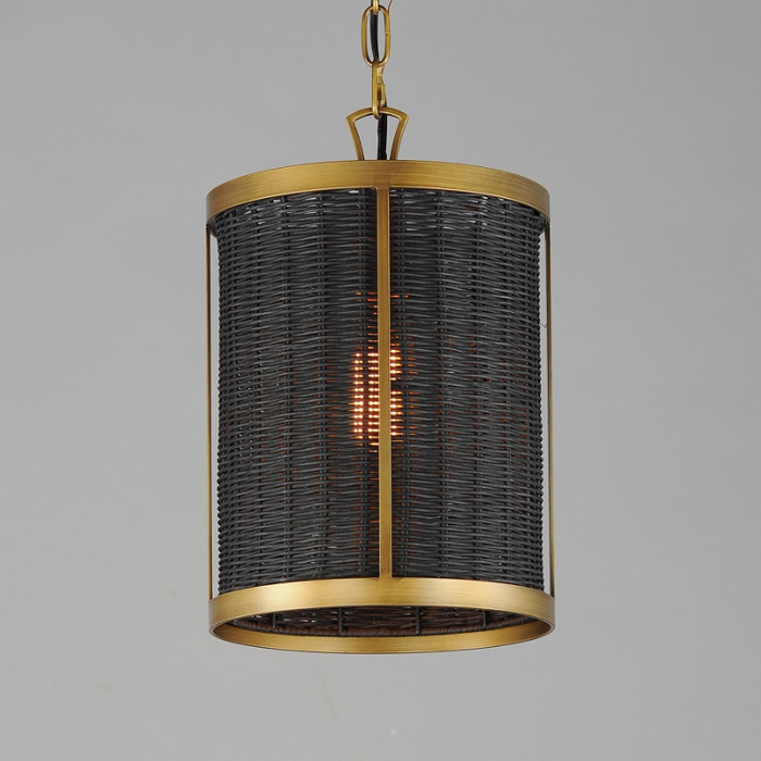 Maxim 14461 Rattan 1-lt 10" Pendant