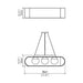 Accord 1448 Sfera 3-lt 33" LED Pendant