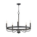 Maxim 14495 Frankie 5-lt 26" Chandelier - Matte Black