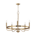 Maxim 14495 Frankie 5-lt 26" Chandelier - Heritage Brass