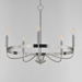 Maxim 14495 Frankie 5-lt 26" Chandelier - Satin Nickel