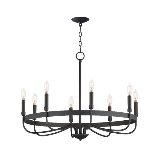 Maxim 14498 Frankie 8-lt 29" Chandelier - Matte Black