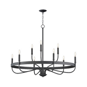 Maxim 14499 Frankie 9-lt 40" Chandelier - Matte Black