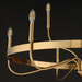 Maxim 14499 Frankie 9-lt 40" Chandelier - Heritage Brass
