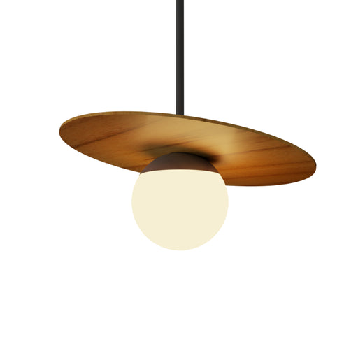 Accord 1463 Orbit 1-lt 16" LED Pendant - Teak
