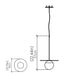 Accord 1463 Orbit 1-lt 16" LED Pendant