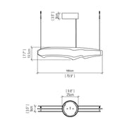 Accord 1472 Horizon 1-lt 71" LED Pendant