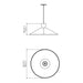 Accord 1475 Conical 1-lt 25" LED Pendant