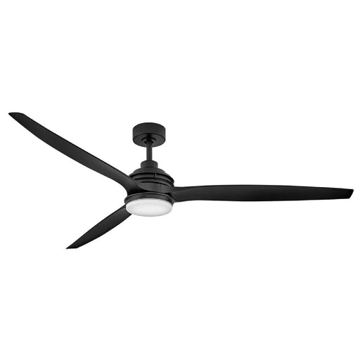 Hinkley 900172F Artiste 72" Outdoor Ceiling Fan with LED Light Kit - Matte Black