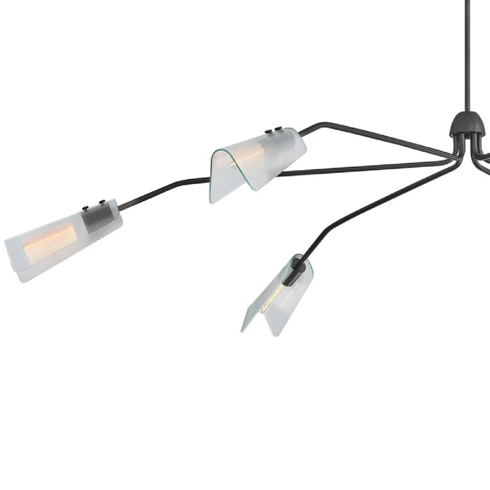 Hinkley 48306 Altman 6-lt 80" LED Chandelier - Gunmetal