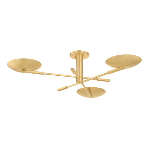 Hudson Valley 1503 Johnson 3-lt 43" LED Semi Flush Mount