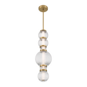 Minka Lavery 15030 Cordel 1-lt 8" LED Pendant - Legacy Brass