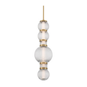 Minka Lavery 15030 Cordel 1-lt 8" LED Pendant - Legacy Brass