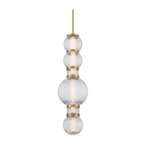 Minka Lavery 15030 Cordel 1-lt 8" LED Pendant - Legacy Brass