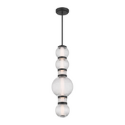 Minka Lavery 15030 Cordel 1-lt 8" LED Pendant - Dark Matte Black