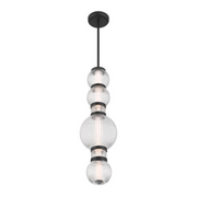 Minka Lavery 15030 Cordel 1-lt 8" LED Pendant - Dark Matte Black