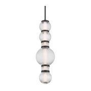 Minka Lavery 15030 Cordel 1-lt 8" LED Pendant - Dark Matte Black
