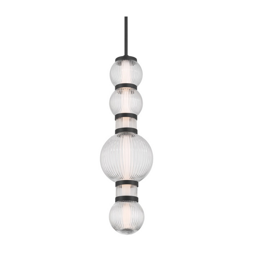 Minka Lavery 15030 Cordel 1-lt 8" LED Pendant - Dark Matte Black