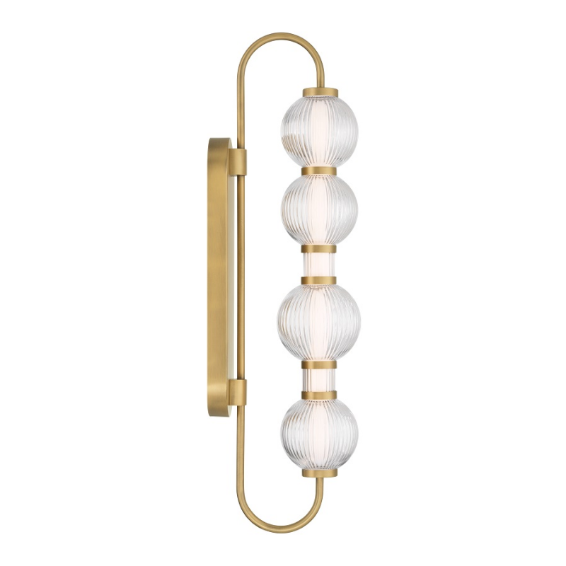 Minka Lavery 15032 Cordel 1-lt 30" Tall LED Wall Sconce - Legacy Brass