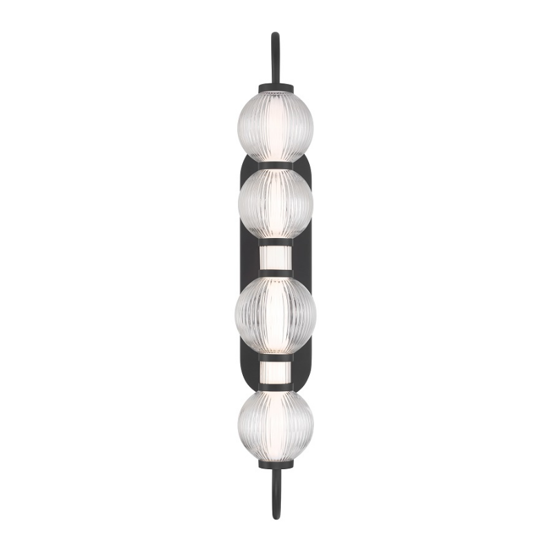 Minka Lavery 15032 Cordel 1-lt 30" Tall LED Wall Sconce - Dark Matte Black
