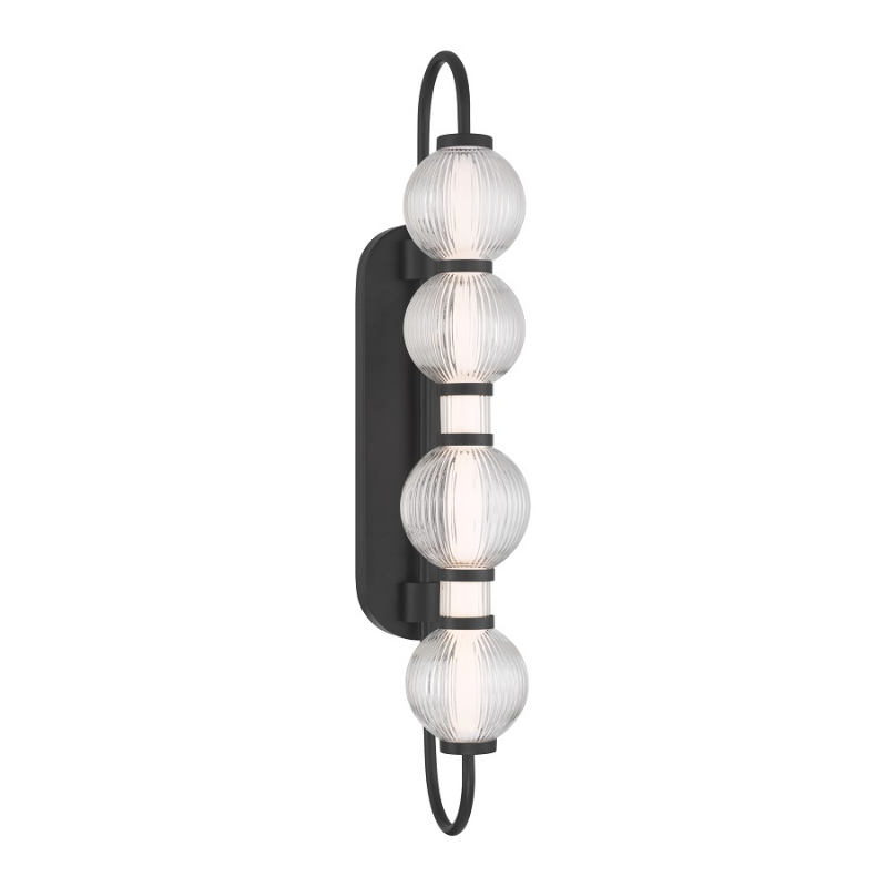 Minka Lavery 15032 Cordel 1-lt 30" Tall LED Wall Sconce - Dark Matte Black