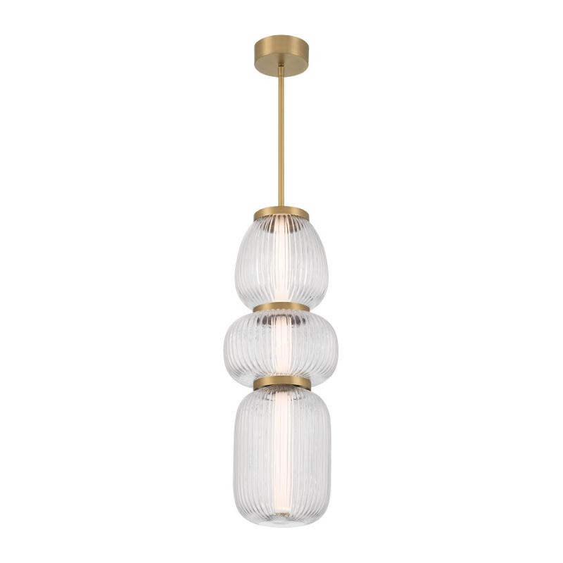 Minka Lavery 15035 Cordel 1-lt 10" LED Pendant - Legacy Brass