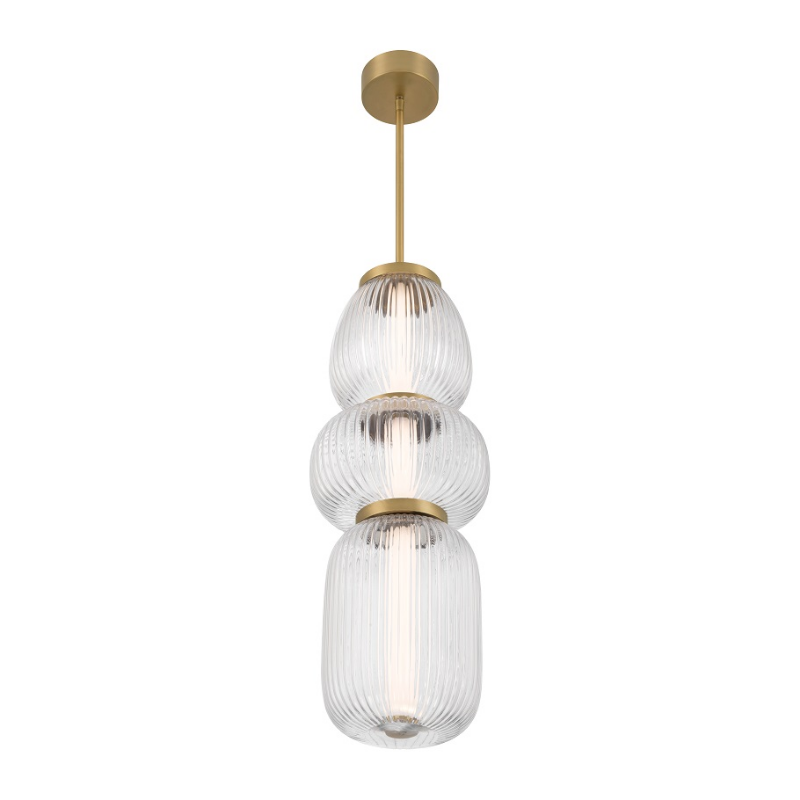 Minka Lavery 15035 Cordel 1-lt 10" LED Pendant - Legacy Brass