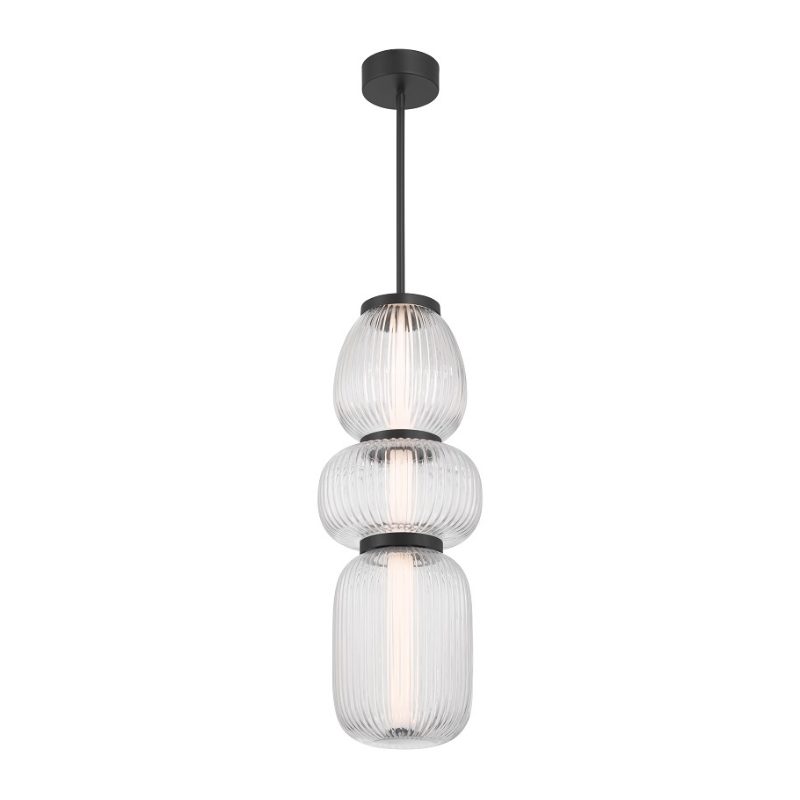 Minka Lavery 15035 Cordel 1-lt 10" LED Pendant - Dark Matte Black