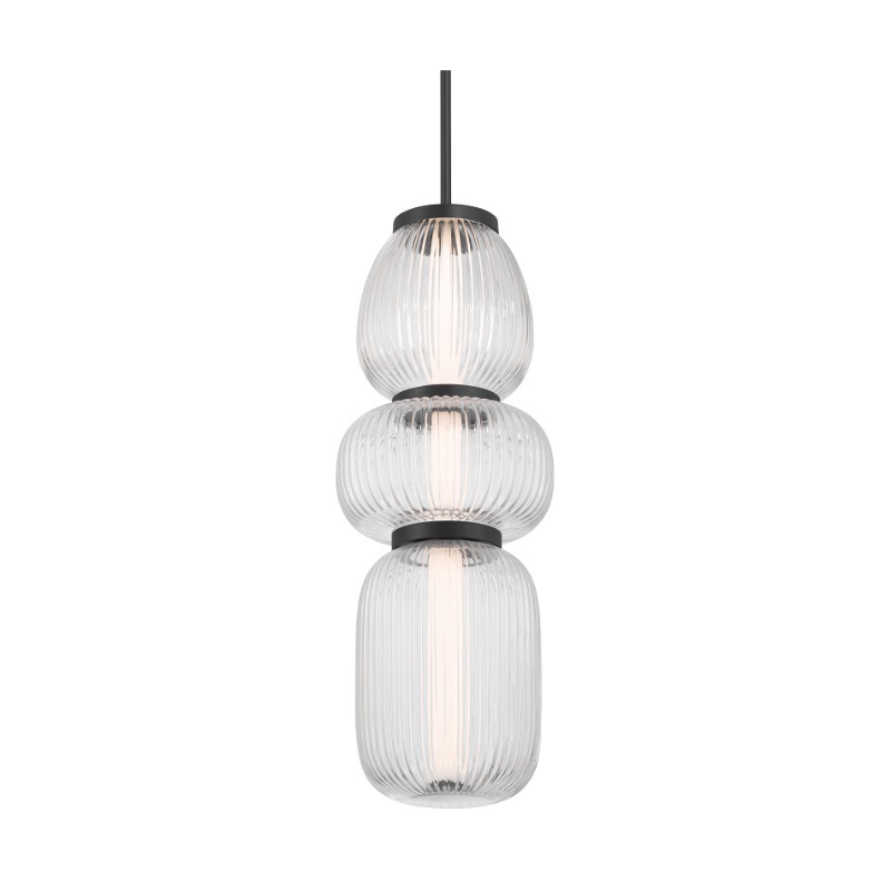 Minka Lavery 15035 Cordel 1-lt 10" LED Pendant - Dark Matte Black