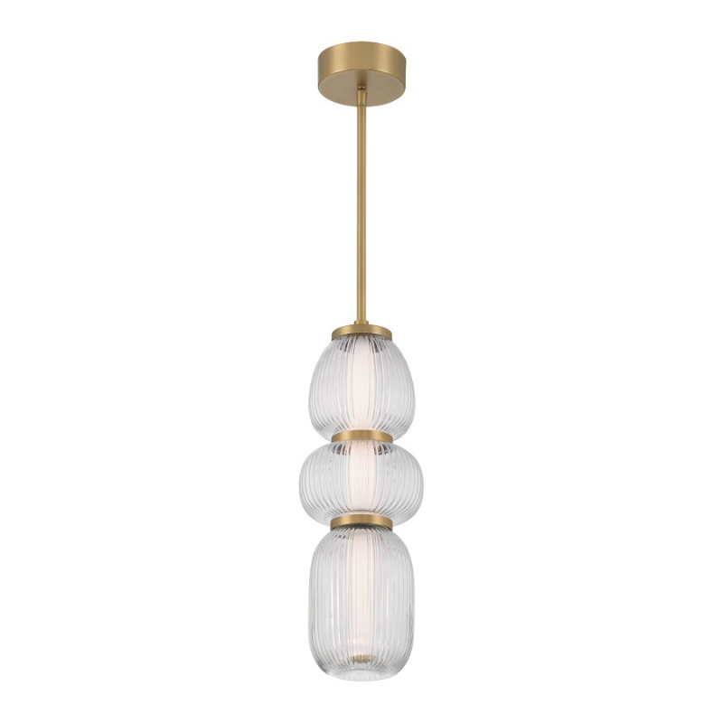 Minka Lavery 15036 Cordel 1-lt 7" LED Pendant - Legacy Brass