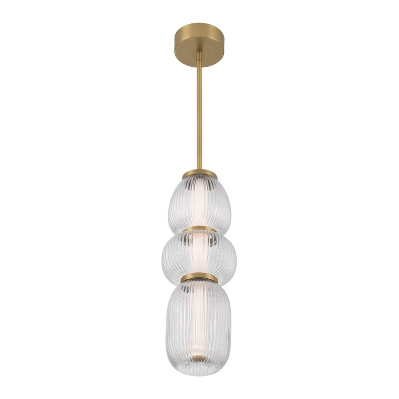 Minka Lavery 15036 Cordel 1-lt 7" LED Pendant - Legacy Brass