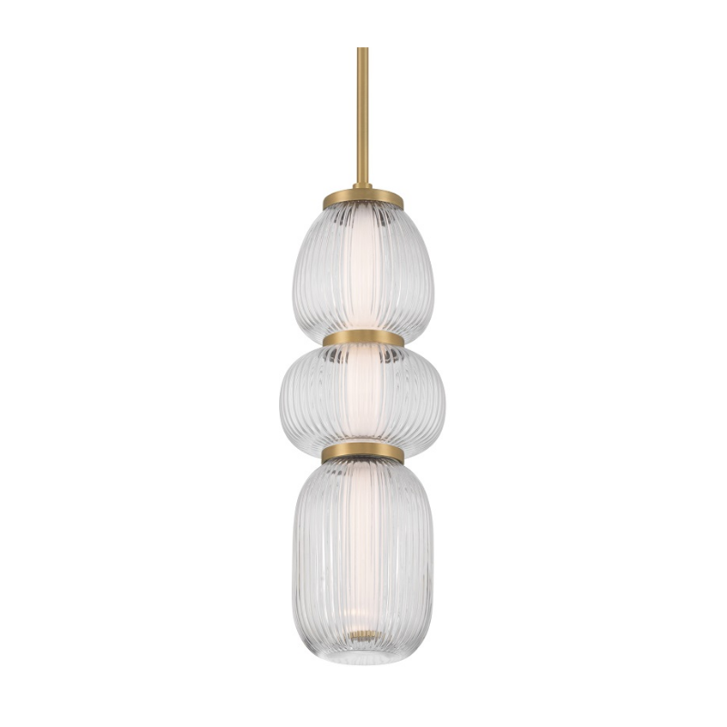 Minka Lavery 15036 Cordel 1-lt 7" LED Pendant - Legacy Brass