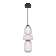 Minka Lavery 15036 Cordel 1-lt 7" LED Pendant - Dark Matte Black