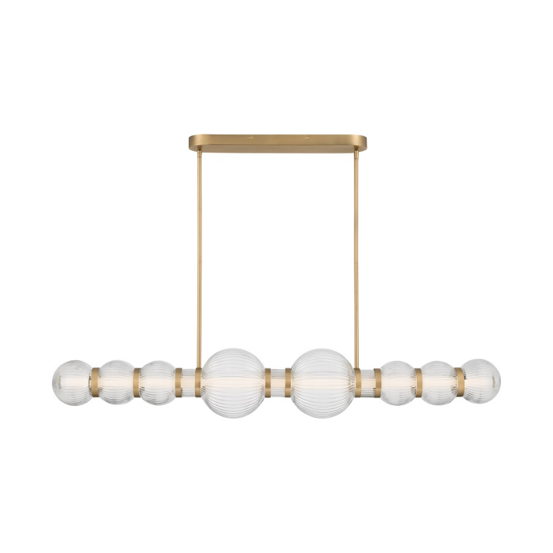 Minka Lavery 15037 Cordel 1-lt 50" LED Linear Chandelier - Legacy Brass