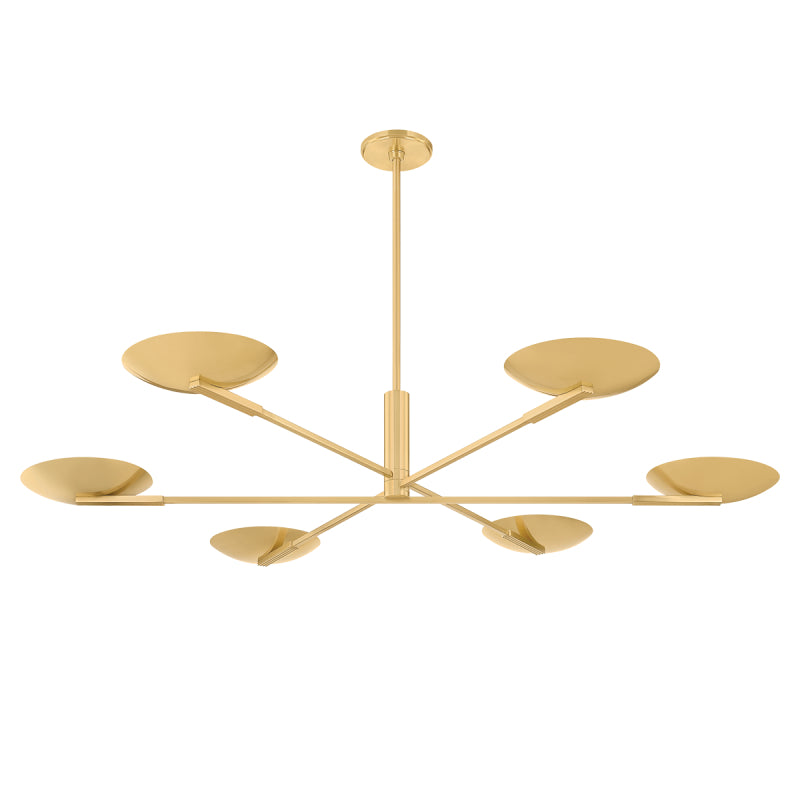 Hudson Valley 1506 Johnson 6-lt 56" LED Chandelier