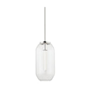 Hudson Valley 1508 Bennett 1-lt 8" Pendant-Polished Nickel