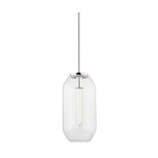 Hudson Valley 1508 Bennett 1-lt 8" Pendant-Polished Nickel