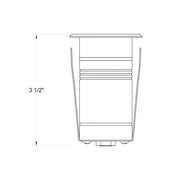 Hinkley 15085 Sparta Dot 1-lt 2" LED Square Button Light