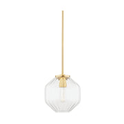 Hudson Valley 1509 Bennett 1-lt 10" Pendant-Aged Brass