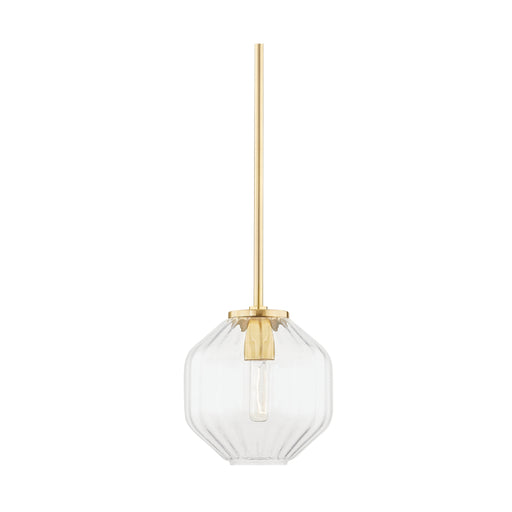Hudson Valley 1509 Bennett 1-lt 10" Pendant-Aged Brass
