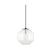 Hudson Valley 1509 Bennett 1-lt 10" Pendant-Polished Nickel