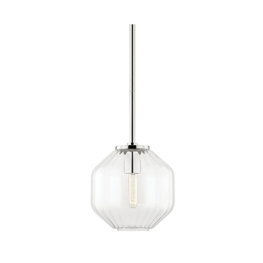 Hudson Valley 1509 Bennett 1-lt 10" Pendant-Polished Nickel