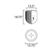 Maxim 15122 Dune 4-lt 16" Semi-Flush Mount