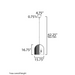 Maxim 15123 Dune 4-lt 16" Pendant
